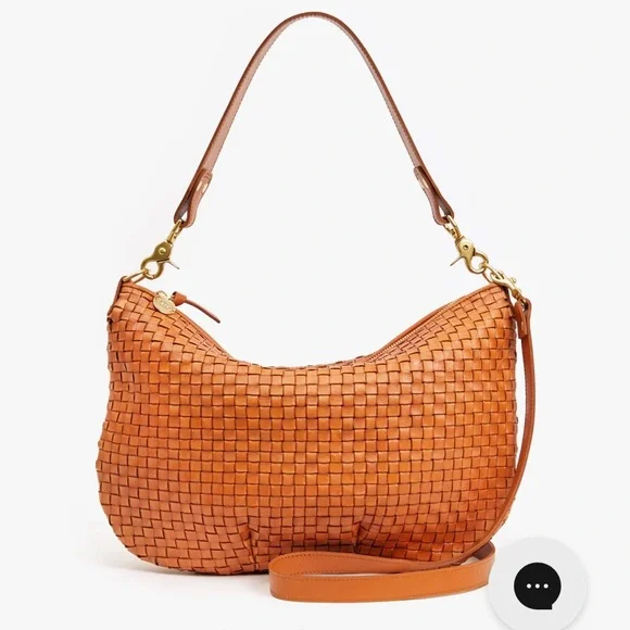 Moyen Messenger Natural Woven Checker Handbag - Picture 2 of 13